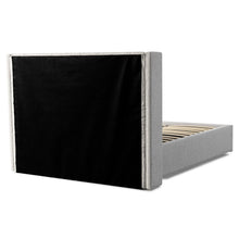 Load image into Gallery viewer, Queen Bed Frame - Wide Base in Clay Grey