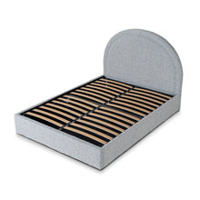 Load image into Gallery viewer, Queen Bed Frame - Cloudy Pepper Boucle with Storage