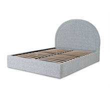 Load image into Gallery viewer, Queen Bed Frame - Cloudy Pepper Boucle with Storage