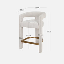Load image into Gallery viewer, Ainsley Bar Stool - Coastal Beige