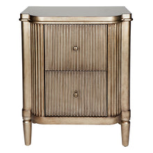 Load image into Gallery viewer, Arielle Bedside Table - Antique Gold
