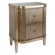 Load image into Gallery viewer, Arielle Bedside Table - Antique Gold