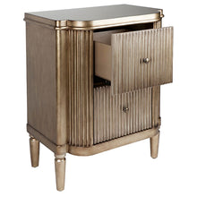 Load image into Gallery viewer, Arielle Bedside Table - Antique Gold