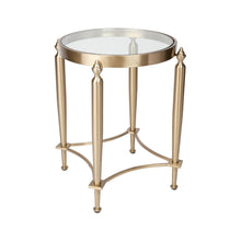 Load image into Gallery viewer, Jak Glass Side Table - Gold