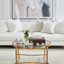Load image into Gallery viewer, Jak Glass Coffee Table - Gold