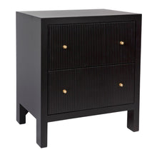 Load image into Gallery viewer, Ariana Bedside Table - Large Black