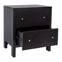 Load image into Gallery viewer, Ariana Bedside Table - Large Black