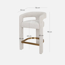 Load image into Gallery viewer, Ainsley Bar Stool - Coastal Beige
