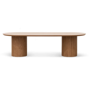 2.8m Wooden Dining Table AGATHIA - Natural