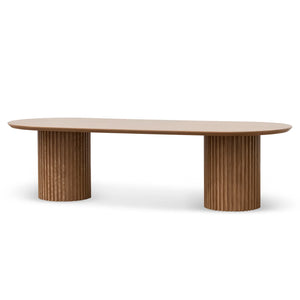 2.8m Wooden Dining Table AGATHIA - Natural