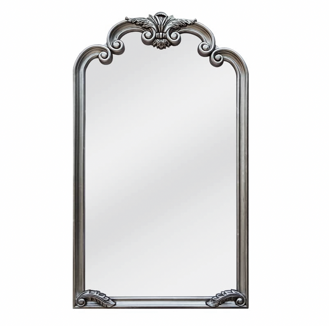 Palacio Leaner Mirror - Antique Silver