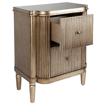 Load image into Gallery viewer, Arielle Bedside Table - Antique Gold
