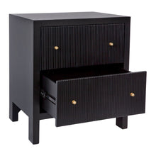Load image into Gallery viewer, Ariana Bedside Table - Large Black
