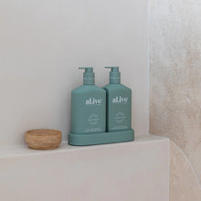 Load image into Gallery viewer, WASH &amp; LOTION DUO + TRAY - KAFFIR LIME &amp; GREEN TEA
