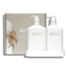 Load image into Gallery viewer, WASH &amp; LOTION DUO + TRAY - MANGO &amp; LYCHEE
