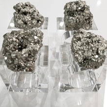 Load image into Gallery viewer, Set of four Pyrite Napkin Ring
