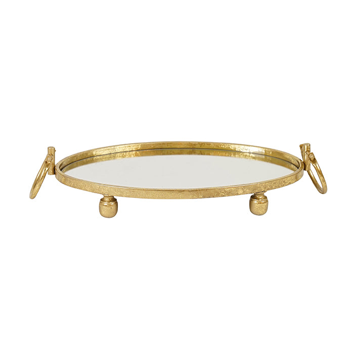 Dover Tray Oval - Gold