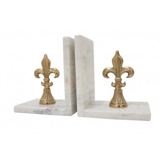 Fluer-de-lis Bookends