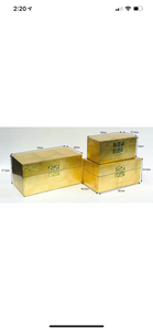 Decor Storage Box Gold