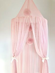 Pom Pom Canopy Blush Pink